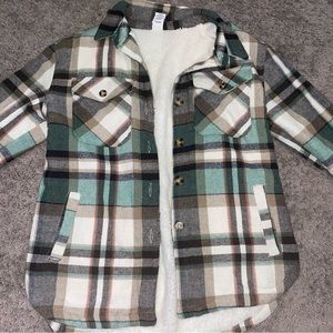 Plaid shirt jacket